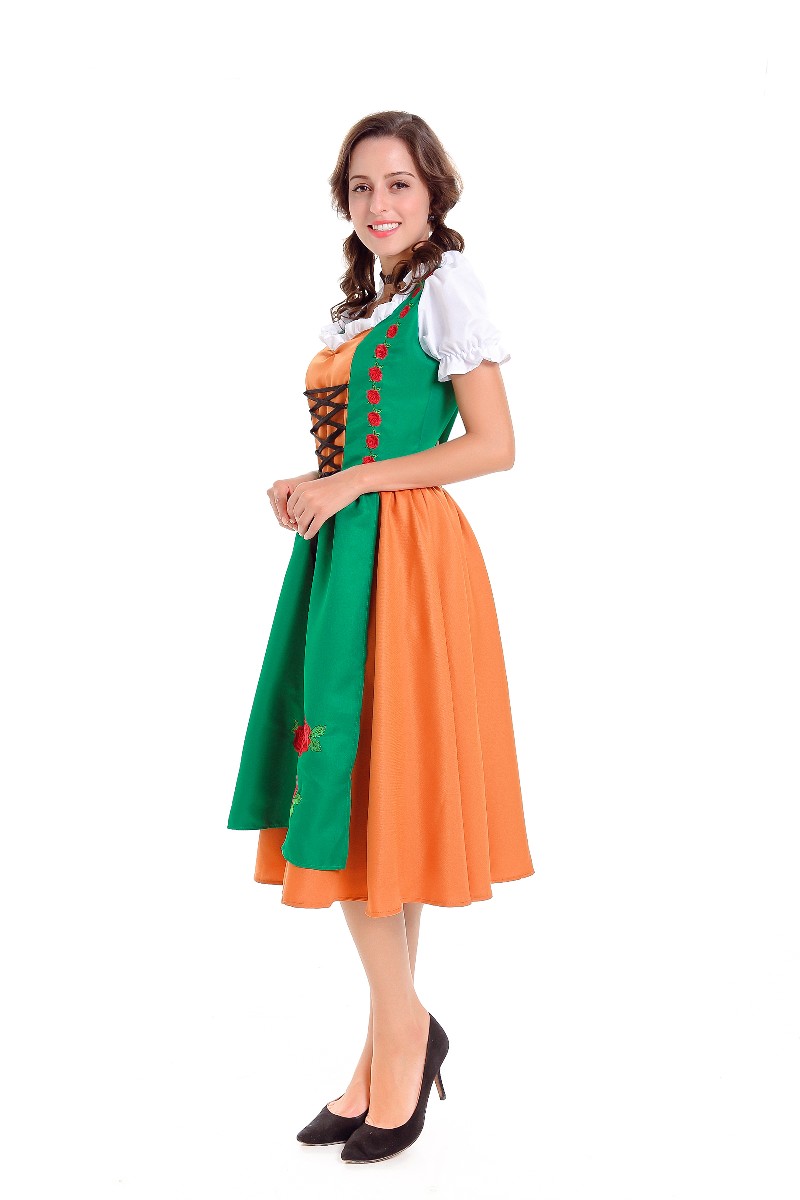 F1790 Ladies Traditional Bavarian Girl Fancy Dress Costume